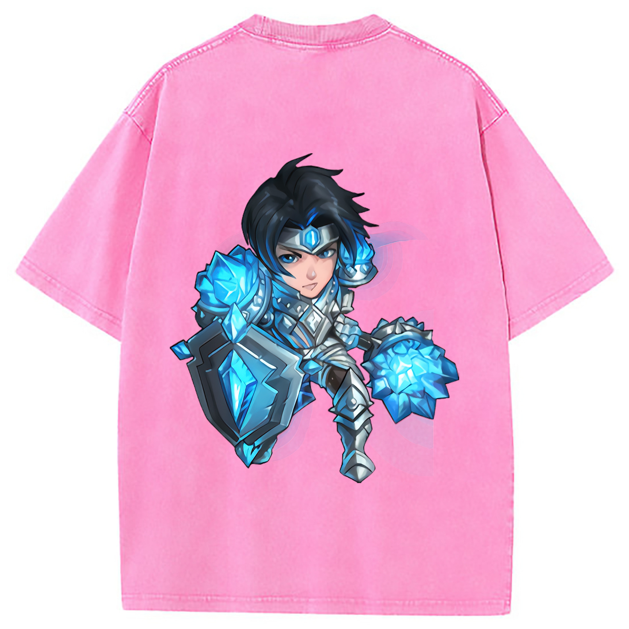 （画像用） リーグ・オブ・レジェンド League of Legends LOL 綿100% ヴィンテージ風 半袖Tシャツ（背面プリント）